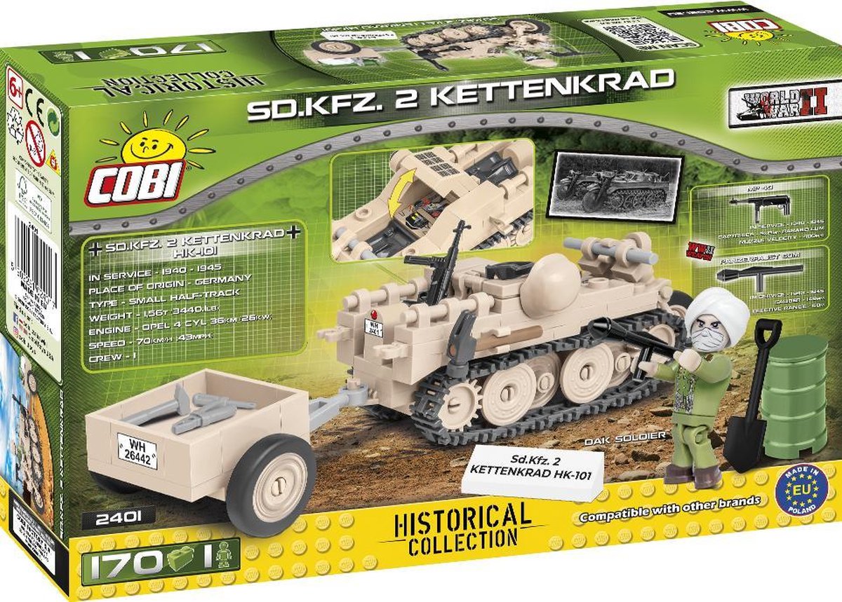 COBI | S.D. KFZ 2 Kettenkrad HK-1 | 2401